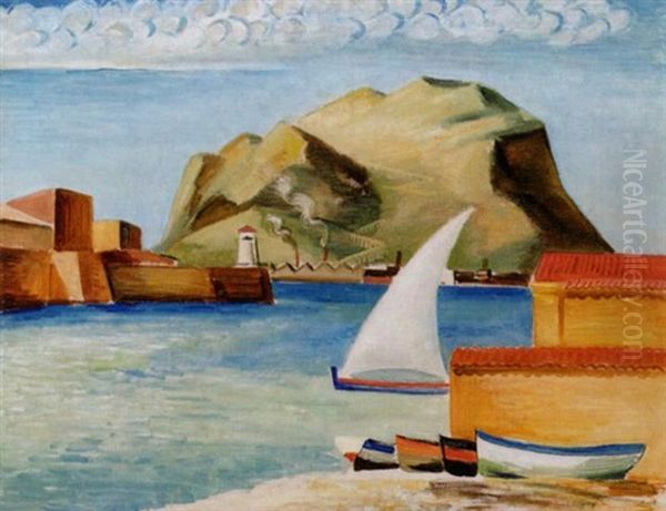 Palermo Oil Painting by Ewald Dahlskog