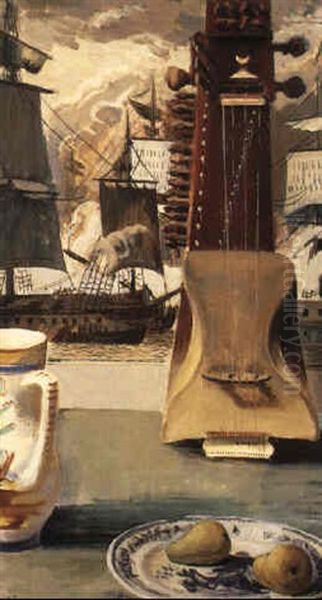 Still Life (gravure) Oil Painting by Ewald Dahlskog