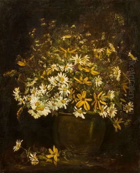 Flowers Oil Painting by Elliot Daingerfield