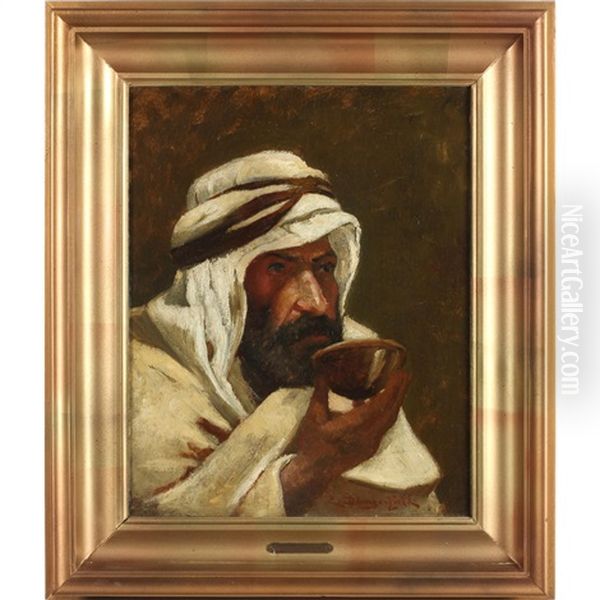 Arab Oil Painting by Elliot Daingerfield