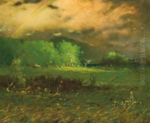 Storm Breaking Up Oil Painting by Elliot Daingerfield