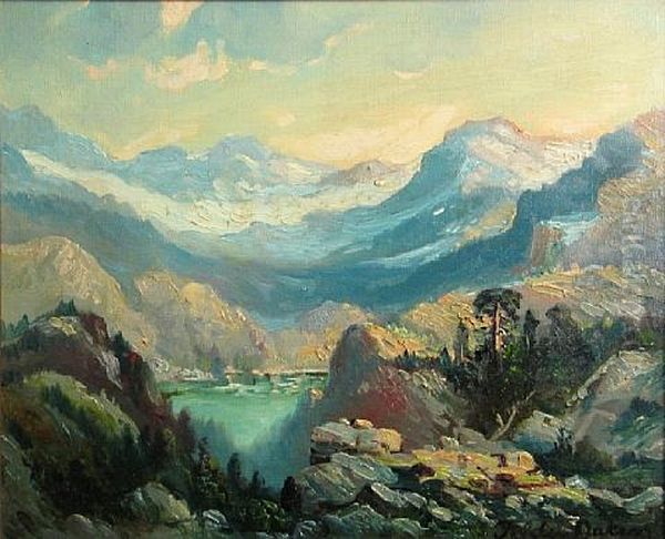 Emerald Lake, Lake Tahoe Oil Painting by Tilden Daken