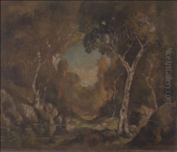 Summer Landscape Oil Painting by Tilden Daken