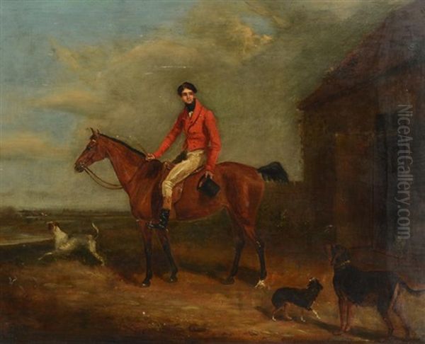 Fox Hunt Oil Painting by David (of York) Dalby