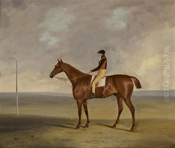 St. Patrick', With Jockey Up Oil Painting by David (of York) Dalby