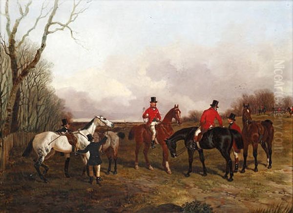 On The Way To The Meet Oil Painting by John Dalby