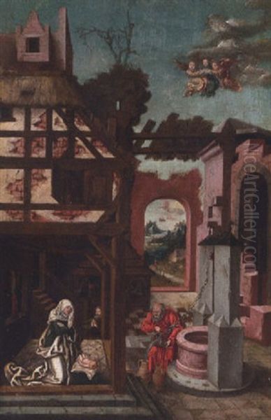 The Nativity Oil Painting by Cornelis Van Dalem