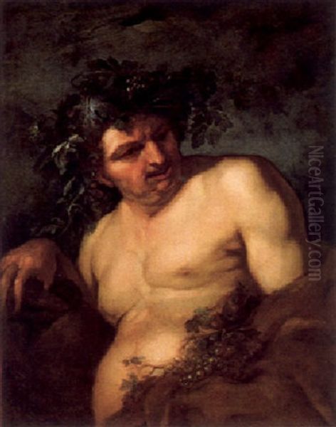 Bacchus Oil Painting by Jan van Dalen the Elder