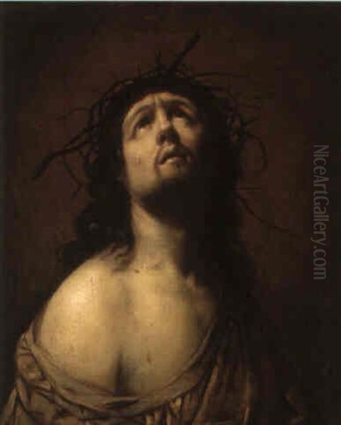 Le Christ Couronne D'epines Oil Painting by Jan van Dalen the Elder