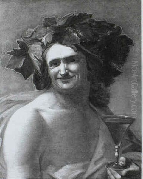 Bacchus Oil Painting by Jan van Dalen the Elder