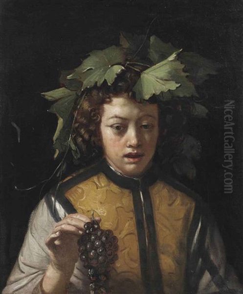 The Young Bacchus Oil Painting by Jan van Dalen the Younger