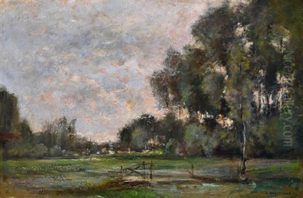 Paysage De Campagne Oil Painting by Edouard Daliphard