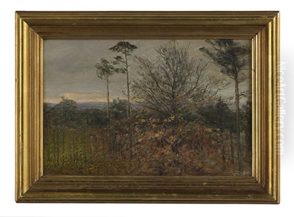 Autumn Landscape Oil Painting by Hans Mathias Halten Dall