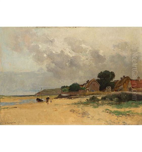 Belebte Kustenlandschaft Oil Painting by Emile Charles Dameron