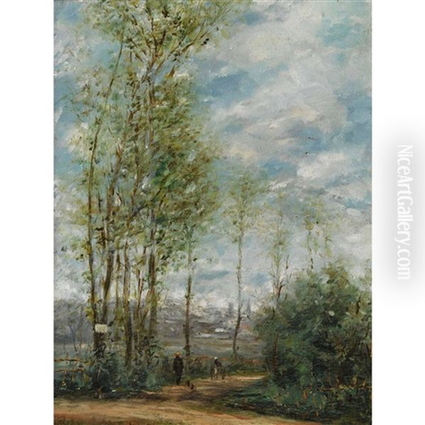 Paysage Oil Painting by Emile Charles Dameron