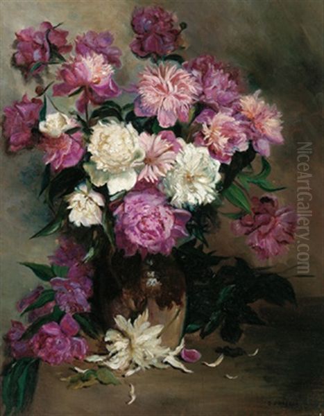 Blumenstilleben Oil Painting by Emile Charles Dameron