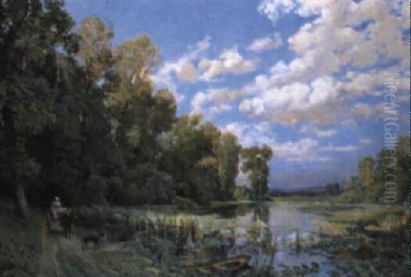 Etang De Saint-cucufa Oil Painting by Emile Charles Dameron