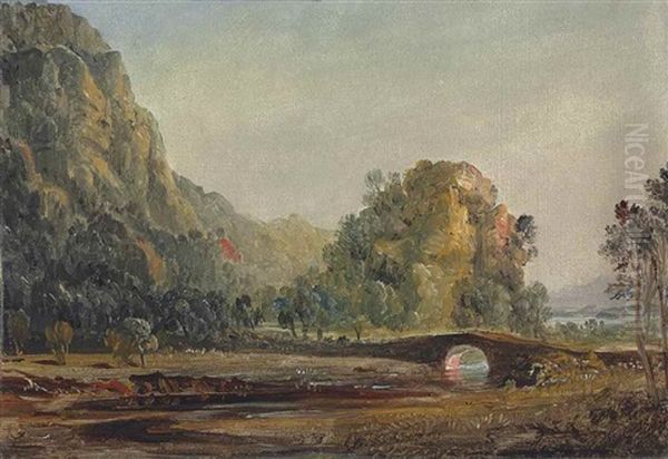 View At Killarney Oil Painting by Francis Danby