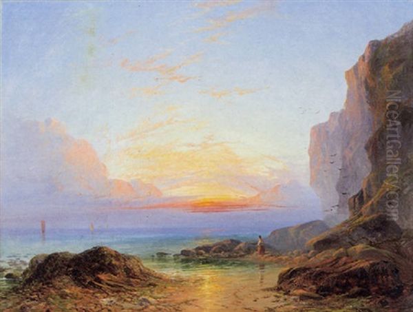 Sonnenaufgang Am Meer Oil Painting by Francis Danby