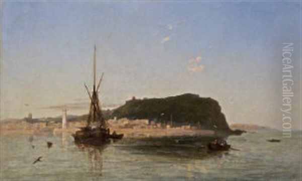 Evening Calm Oil Painting by James Francis Danby