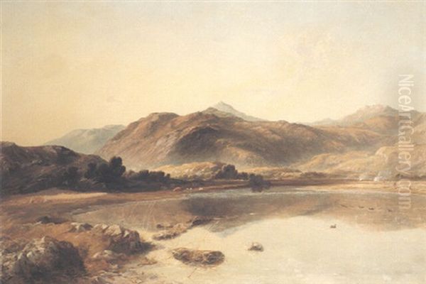 View Of Moel Siabod, North Wales by Thomas Danby