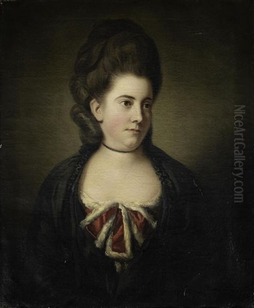 Portrait Of Mrs James Milnes Oil Painting by Nathaniel Dance Holland (Sir)