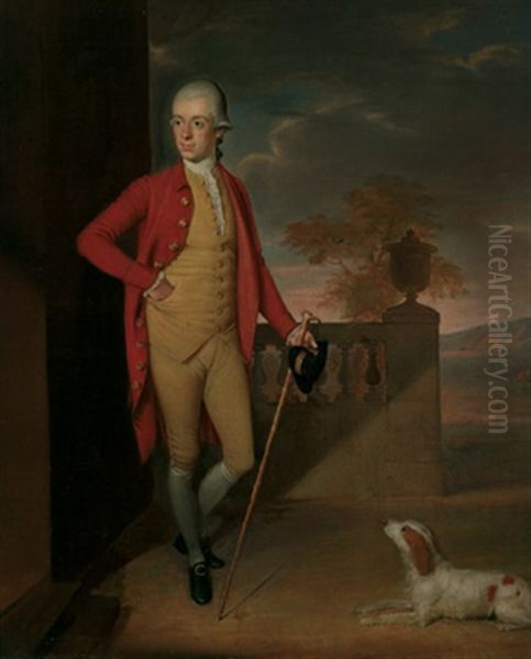 Portrait Des Ronald Crawford Oil Painting by Nathaniel Dance Holland (Sir)