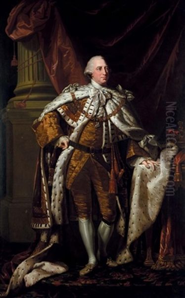 Portrait Of King George Iii Oil Painting by Nathaniel Dance Holland (Sir)