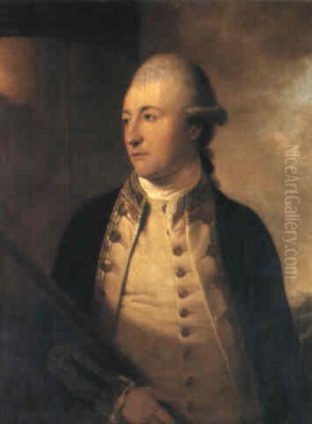 Portrait Of Admiral Samuel Pitchford Cornish (1739-1816) Oil Painting by Nathaniel Dance Holland (Sir)