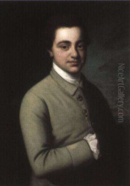 Portrait Of A Gentleman Oil Painting by Nathaniel Dance Holland (Sir)