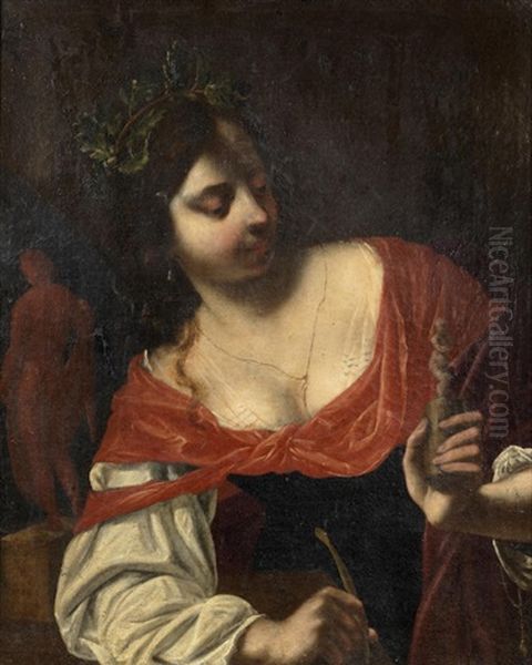 An Allegory Of Sculpture Oil Painting by Cesare Dandini