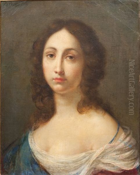 Portrait De Femme Oil Painting by Cesare Dandini