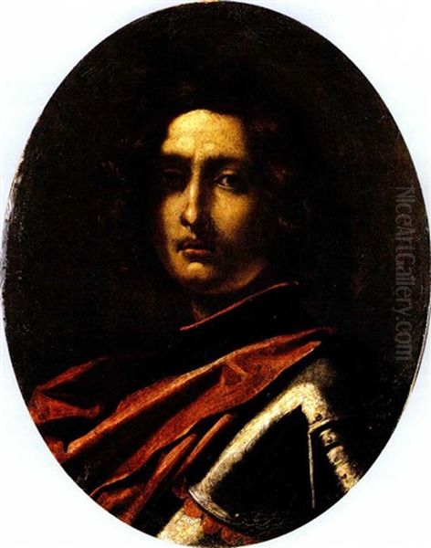 Ritratto Di Gentiluomo In Armatura Oil Painting by Cesare Dandini