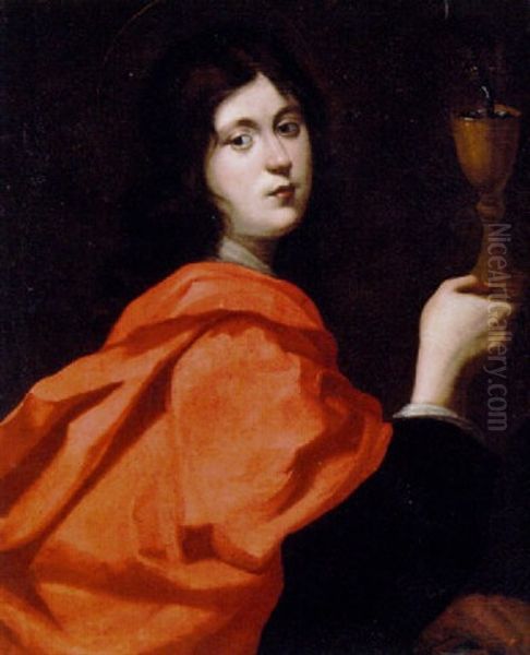 Saint John The Evangelist Oil Painting by Cesare Dandini