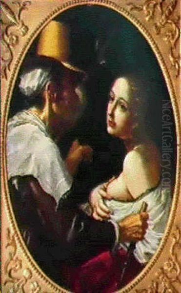 L'entremetteuse Oil Painting by Cesare Dandini