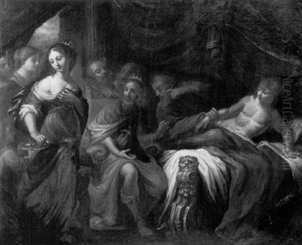 Antiochus Et Stratonice Oil Painting by Pietro Dandini