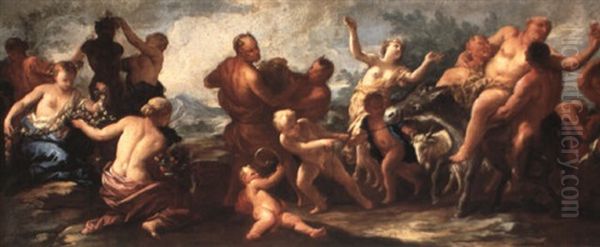 Bacchanal Oil Painting by Pietro Dandini