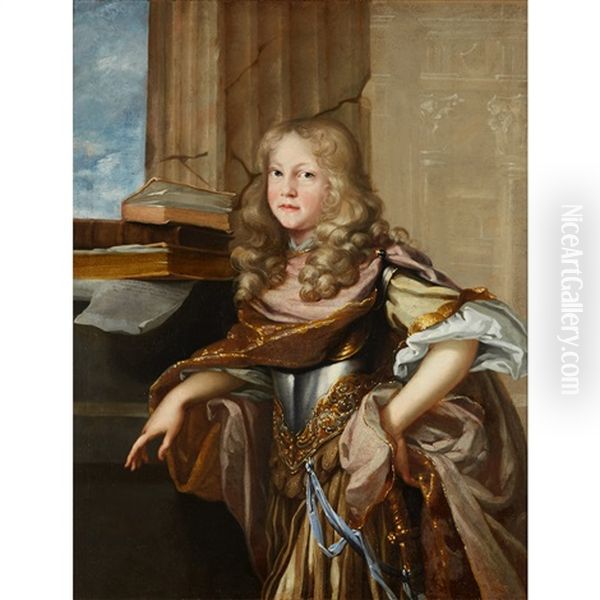 Portrait Of A Young Nobleman, Three-quarter Length Oil Painting by Bartholomew Dandridge