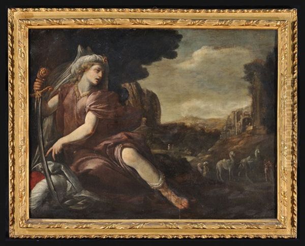 Giuditta Entro Paesaggio by Giovanni Stefano Danedi