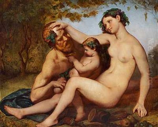 Mars, Venus Og Amor Oil Painting by Henri Camille Danger