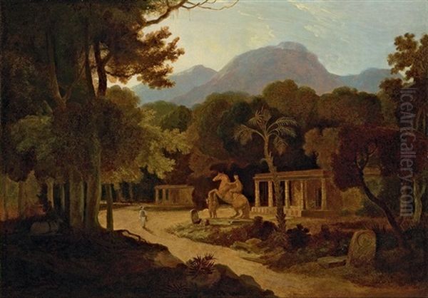 Southern Indian Wooded Landscape by Thomas Daniell