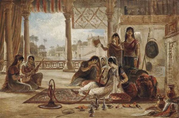 Favourite Of The Harem Oil Painting by William Daniell