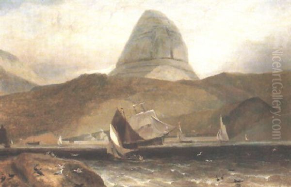 View Of Ben Suilvenin From Loch Inver, North West Coast Of Scotland Oil Painting by William Daniell