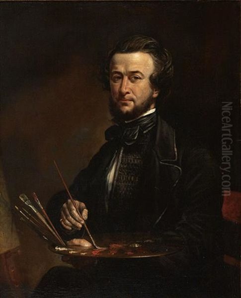 Self-portrait Oil Painting by William Daniels