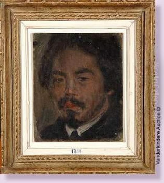 Autoportrait Oil Painting by Kumaji Aoyama