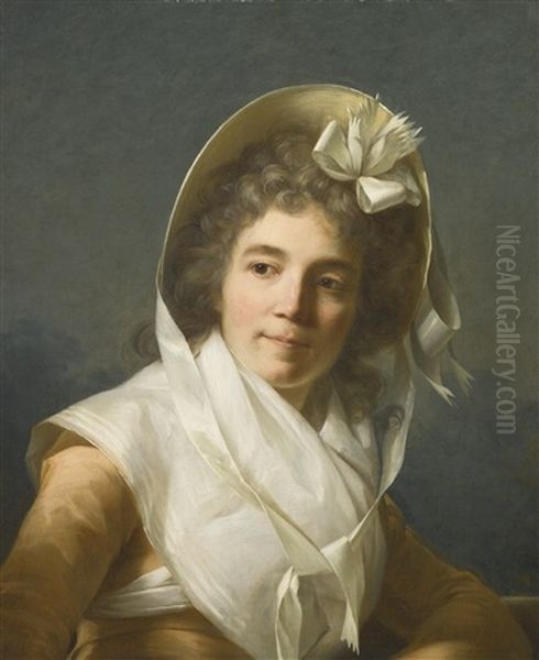 Portrait Of A Lady Oil Painting by Henri-Pierre Danloux