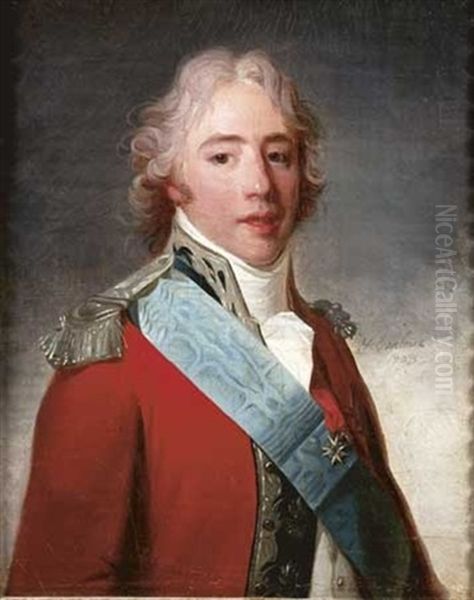 Portrait Du Comte D'artois Oil Painting by Henri-Pierre Danloux