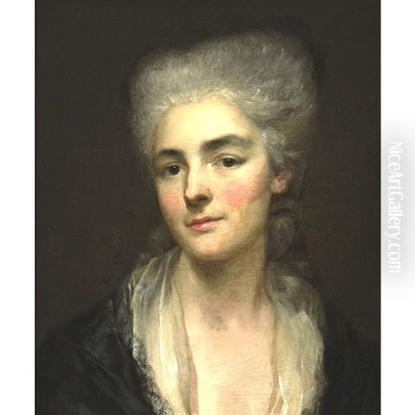 Portrait Of A Lady Oil Painting by Henri-Pierre Danloux