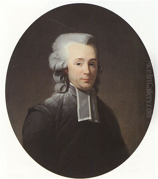 Portrait D'un Ecclesiastique Oil Painting by Henri-Pierre Danloux