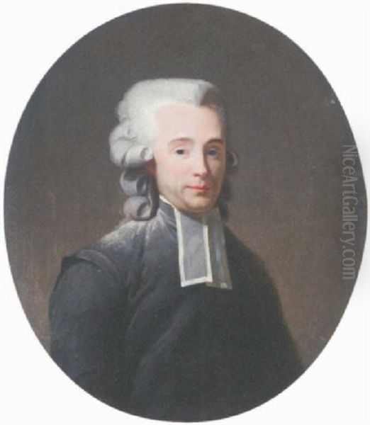 Portrait D'un Ecclesiastique Oil Painting by Henri-Pierre Danloux